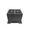 Blue Sky Outdoor Living 22'' Square Peak Patio Smokeless Fire Pit with Spark Screen and Screen Lift SFP22SQ-BC - alternate 1